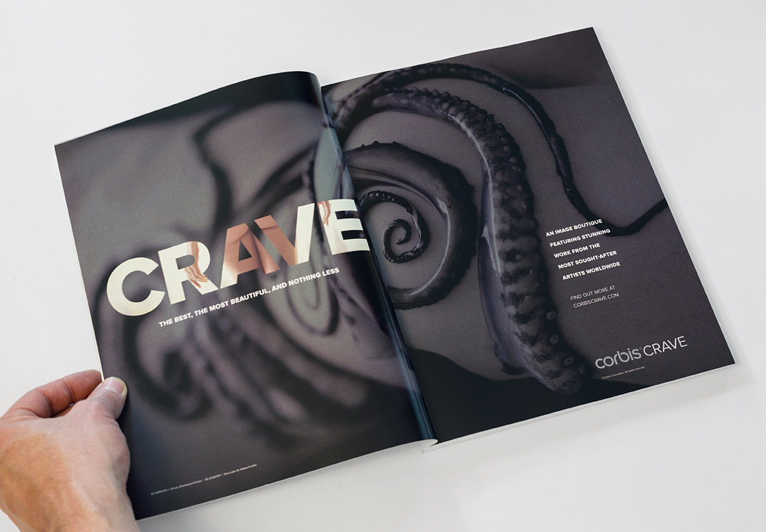 Crave Ad in CA magazine